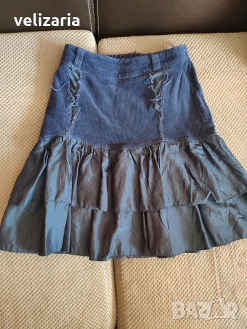Син джинсов костюм за момиче 9-10-11г, снимка 4 - Детски комплекти - 28547914