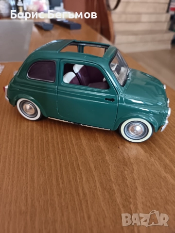 Количка Фиат 1/16 SOLIDO - FIAT - 500, снимка 5 - Колекции - 52562677