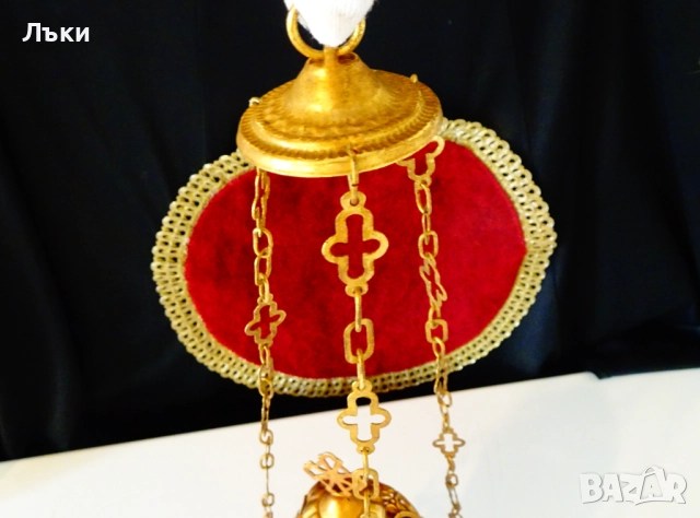 Висяща кадилница,кадило,кандило,Богородица. , снимка 2 - Антикварни и старинни предмети - 52817716