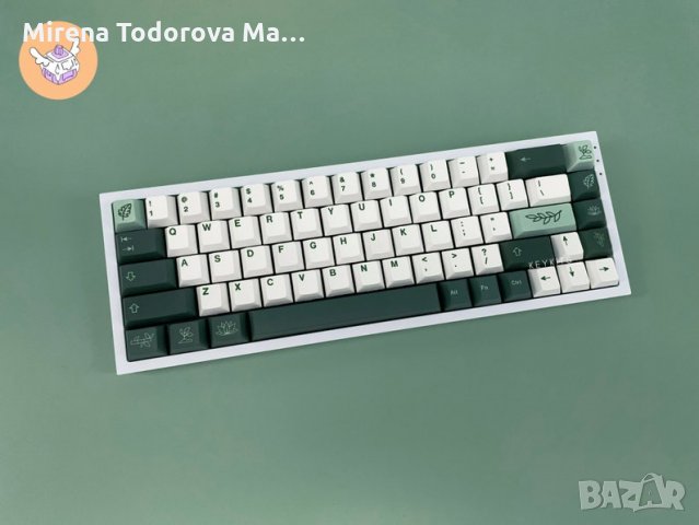 Keycaps / Копчета за механична клавиатура Botanical Ботанична 132, снимка 2 - Клавиатури и мишки - 34751254