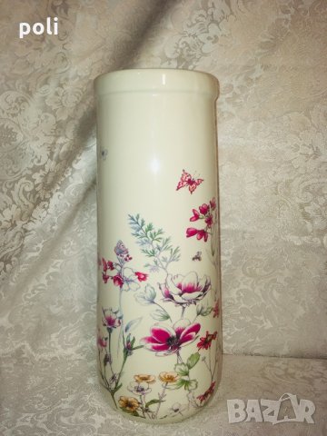 голяма порцеланова ваза, снимка 4 - Вази - 33326765