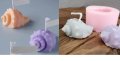 3D Среден Рапан рапанче Раковина морски охлюв силиконов молд форма фондан гипс шоколад свещ сапун, снимка 1 - Форми - 37993751
