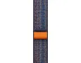 Текстилна каишка Apple Watch 7, 8 – 38mm/ 40mm/ 41mm, синя, велкро, снимка 3