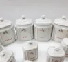 Стари порцеланови буркани за подправки и продукти - 11 бр.(13.5), снимка 3