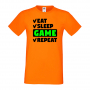 Мъжка тениска Game 6,Eat,Sleep,Game,Anime,Repeat,Ядене,Спане,Геймс,Подарък,Повторение,Празник,Игри, снимка 7