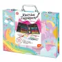 Луксозна дървена кутия за рисуване на еднорог със 100 аксесоара S_1227944, снимка 1