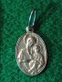 СТАРИННА ПРАВОСЛАВНА СРЕБЪРНА ИКОНКА РЪЧНА МАЙСТОРСКА ИЗРАБОТКА 39934, снимка 3