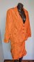 Дизайнерски костюм в цвят "Портокал "Betty Barclay"® за повод / голям размер , снимка 1 - Костюми - 28259995