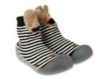 Бебешки боси обувки Befado 002P028, Черно-бяло рае, снимка 1 - Детски обувки - 43533484