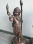 Moreau статуетки 76см-40кг/2бр чифт стари големи бронзови скулптури/фигура на ловец-рибар, снимка 3