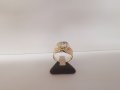 Златен мъжки пръстен с циркон 2, снимка 1 - Пръстени - 38537640