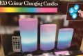 Отново налични! 3 бр LED свещи с дистанционно и 12 променящи се цвята!, снимка 2