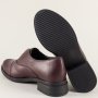 Комфортни обувки в цвят бордо, изработени от естествена кожа, стелката  също е кожена, снимка 4