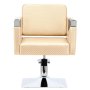 Хидравличен въртящ се фризьорски стол Tomas за фризьорски салон Z-83030-GOLD-WHITE-FOTEL-BEZPODN, снимка 2