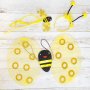 2878 Парти детски костюм Пчеличка сет от 4 части – пола криле пръчица диадема, снимка 3
