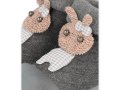 Бебешки боси обувки Befado, Сиви с зайче, снимка 3