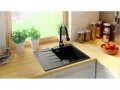 Кухненска Мивка от Гранит модел Сидни 620 x 500 Компакт - Черна, снимка 3