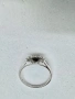 Сребърен пръстен с естествен шпинел, снимка 6