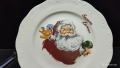 български порцелан чиния дядо мраз , снимка 1
