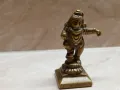 Фигура, бронз, Танцуващ Кришна, миниатюра,

, снимка 7