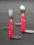 Туристически комплект за хранене с вилица и лъжица 6 в 1, снимка 8