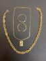 Златни накити обеци висулка зодия плочка ланче синджир 14 карата 585 gold zlato zlatni obeci lanec