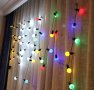 Гирлянд от крушки с цветни светлини - 5 метра, снимка 1 - Декорация за дома - 43491210