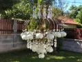 старинен кристален полилей, снимка 2