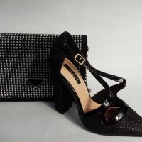 Дамски обувки MEI-23.комбинирани със страхорна чанта. , снимка 9 - Дамски обувки на ток - 40205186