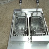 Професионален, електрически, двоен фритюрник на база, снимка 10 - Обзавеждане на кухня - 43780458