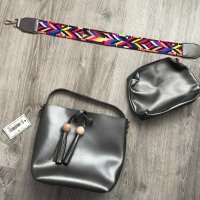 НОВА Уникална дамска чанта + подарък, снимка 2 - Чанти - 32505018