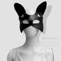 Кожена маска в стил BDSM., снимка 4 - Други игри - 39601835