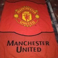 Манчестър Юнайтед Нов Спален комплект за одеяло 196х132см и калъфка за възглавница 90х70мм, снимка 1 - Футбол - 43717191