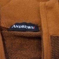 Пуловер Андрюс нов 50% вълна размер М на половин цена, снимка 5 - Пуловери - 43975379