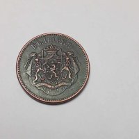 Монета 10 Сантим 1880 България , монети 10 сантима български герб, снимка 2 - Нумизматика и бонистика - 43882670
