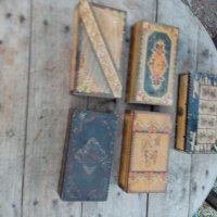 Стари дървени кутии, снимка 1 - Антикварни и старинни предмети - 37545011