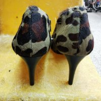 Страхотни дамски обувки с ток Minelli 38 номер , снимка 5 - Дамски обувки на ток - 37882937
