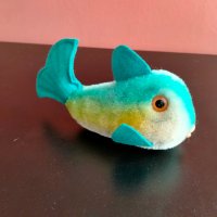 Колекционерска мека играчка Steiff Flossy Fish Риба, снимка 4 - Колекции - 37743028