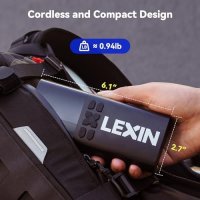 Нов LEXIN P4 Преносим Компресор за Гуми 150PSI, Бързо Надуване, снимка 4 - Компресори - 43711817
