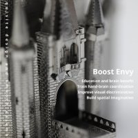 3D метален пъзел Замъкът на Пепеляшка - Направи си сам, снимка 9 - Пъзели - 40564082