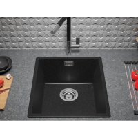 Кухненска Мивка от гранит модел Лондон 45 Slim 410 x 470 mm - графит, снимка 4 - Други - 40732904