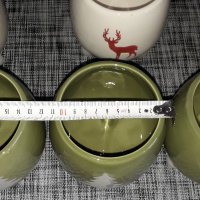 Коледни керамични кашпи, снимка 6 - Саксии и кашпи - 35081938