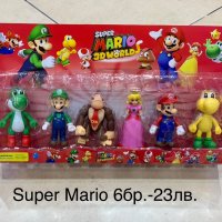 Супер Марио 25см/Super Mario /Фигури Марио, снимка 14 - Кукли - 40018377