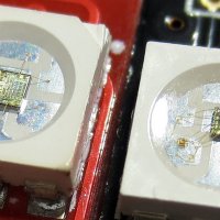 WS2812B - Адресируем RGB LED SMD 5050-PLCC4 5x5x1,6mm; 3,7-5,3V - 10 БРОЯ, снимка 3 - Друга електроника - 40160511