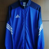 Adidas оригинално синьо горнище анцуг Адидас размер L, снимка 1 - Спортни дрехи, екипи - 43212906