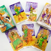 Tarot of Golden Wheel - карти Таро, снимка 13 - Други игри - 37369411