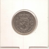 Netherlands-1 Gulden-1973-KM# 184a-Juliana, снимка 3 - Нумизматика и бонистика - 28332020