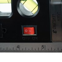 Лазерен нивел с ролетка 250см, 3 либели, снимка 8 - Други инструменти - 43353935