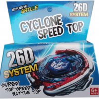 Бей Блейд 26D System Cyclone Speed Top, снимка 4 - Фигурки - 35064425