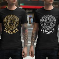  Мъжка тениска Versace Версаче принт 6 модела, снимка 2 - Тениски - 28750494